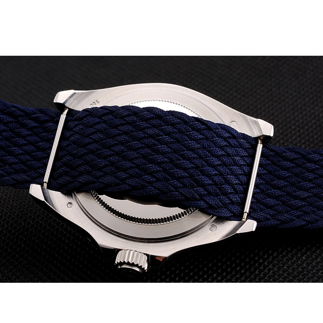 Aaa replica watch Blue Master 1453868 Bracelet Rolex Fabric Blue Dial Yacht 0707